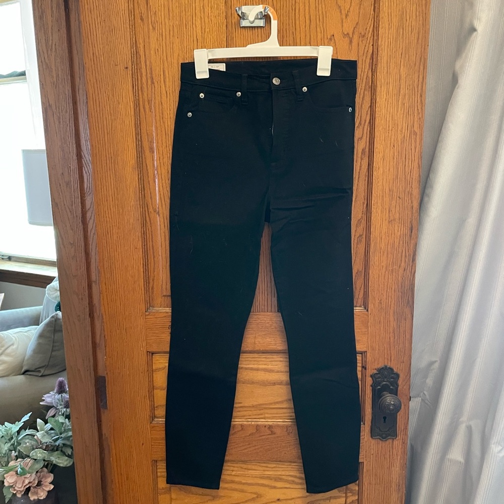 Gap Jeans, black True Skinny High Rise Jeans, sz 10/30